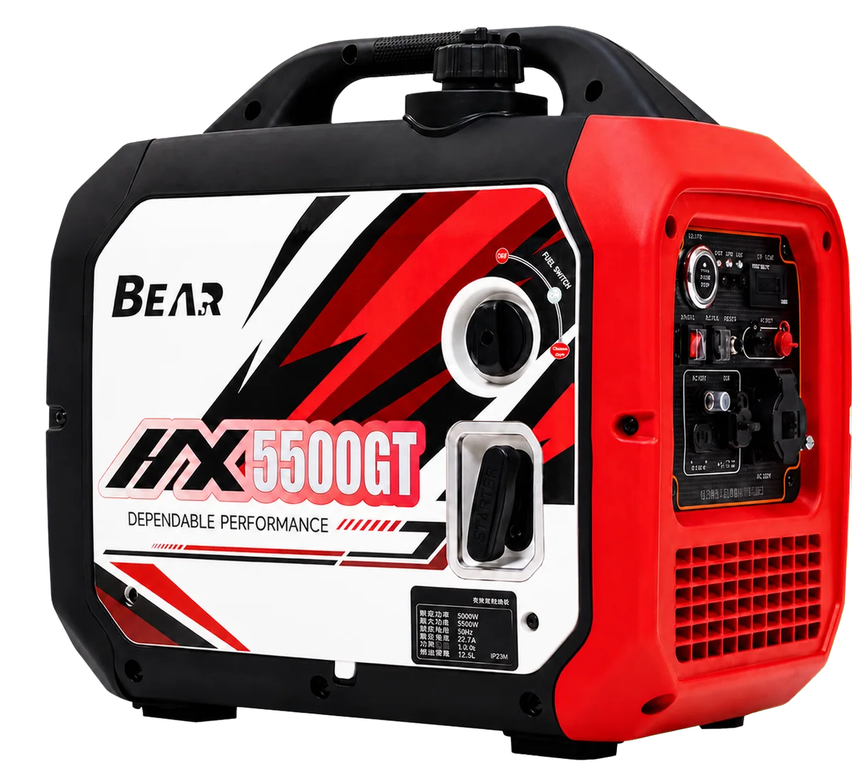 BEAR H-M-5500-BH generator reference image