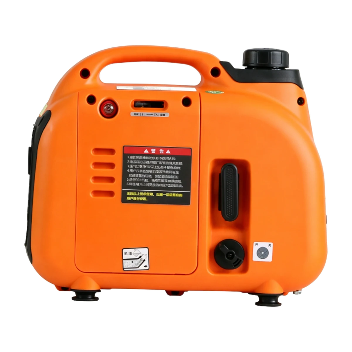 Orange T900 enclosed unit shown from the maintenance side
