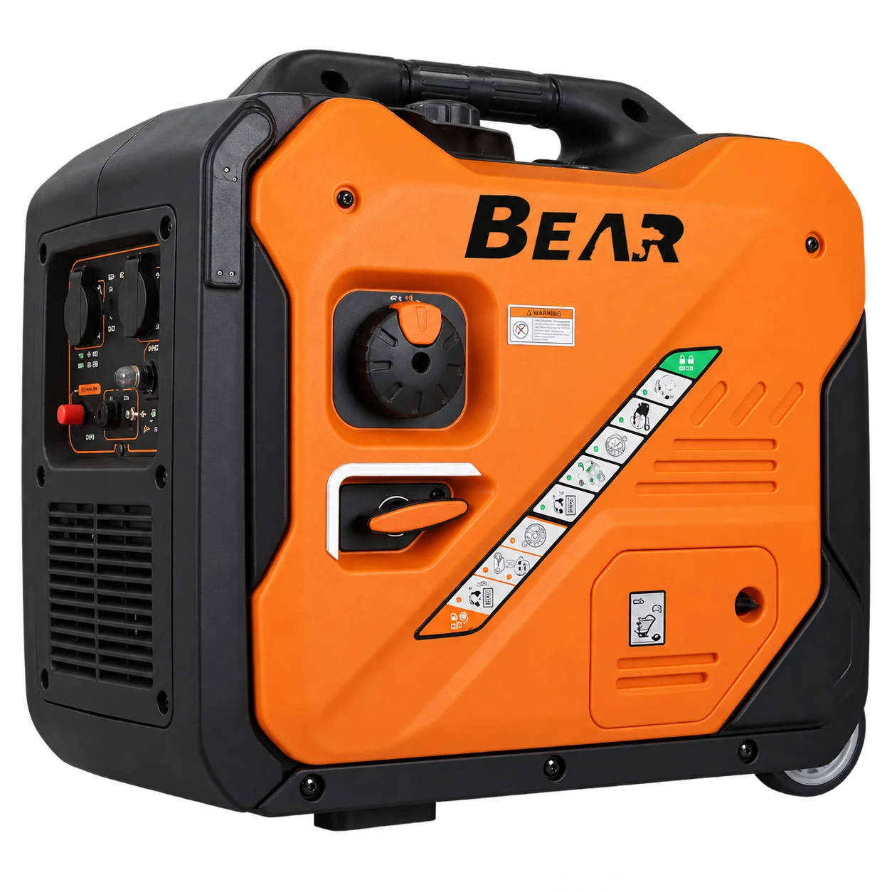 Orange T6500W enclosed unit shown from the control-area side